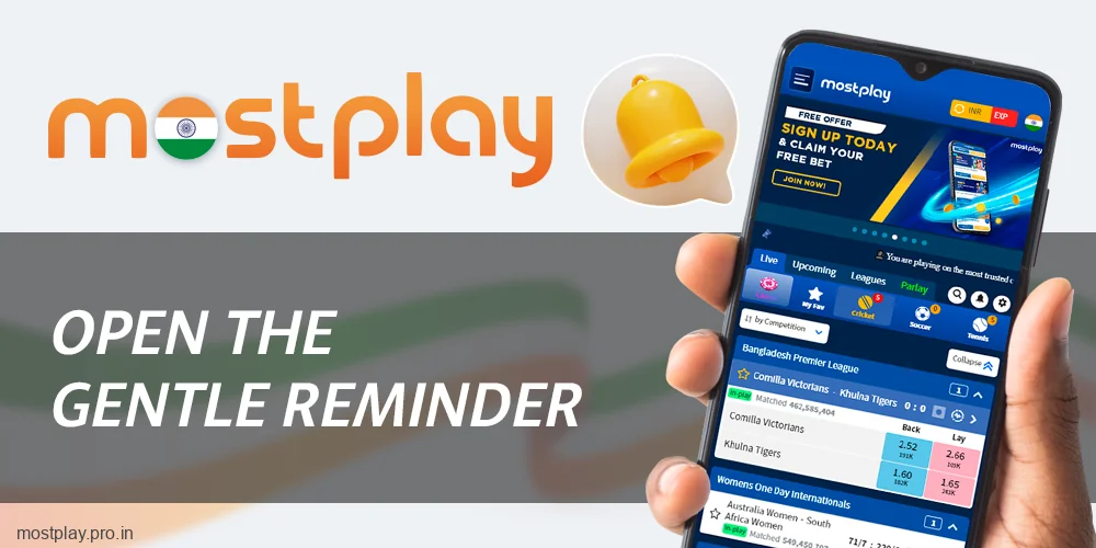 Enable Gentle Reminder at Mostplay India