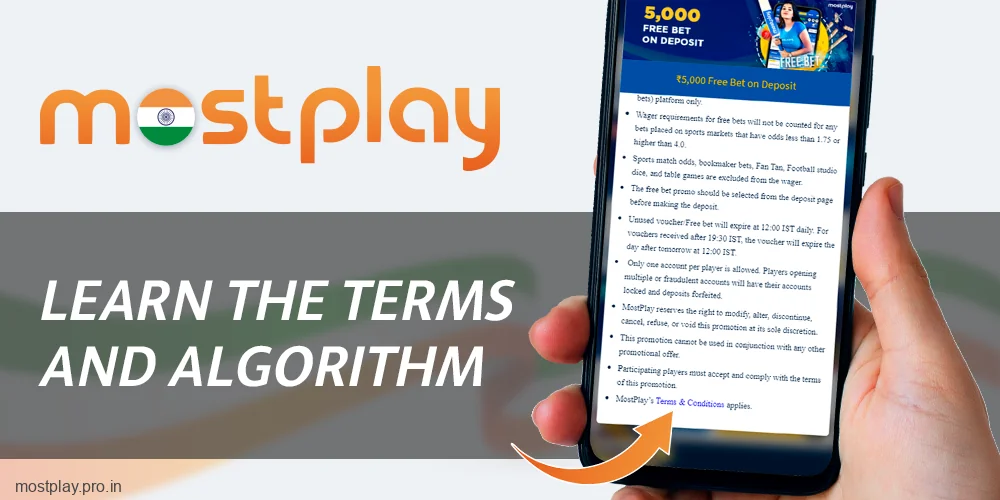 Explore the details of the bonus offer at Mostplay India