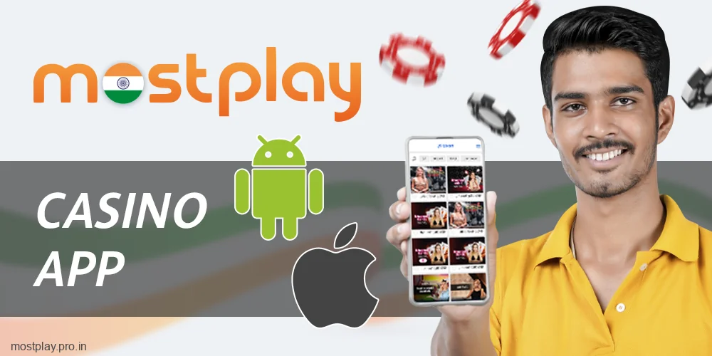 Casino in Mostplay India mobile app