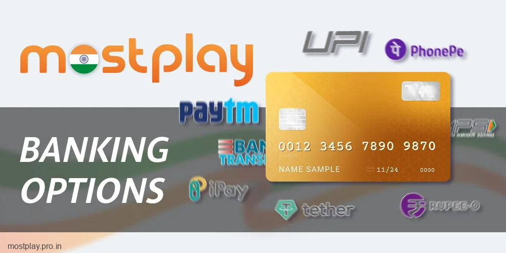 Payment system for Mostplay Indian players