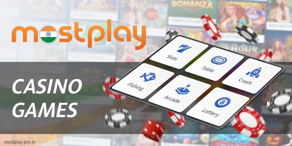 Collection of casinos at Mostplay India