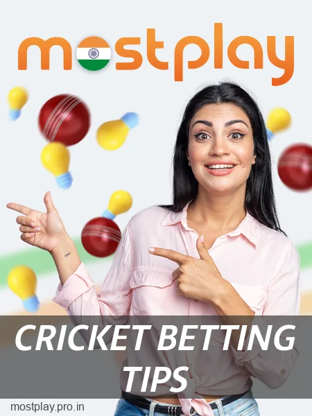 Cricket betting tips for Mostplay India players