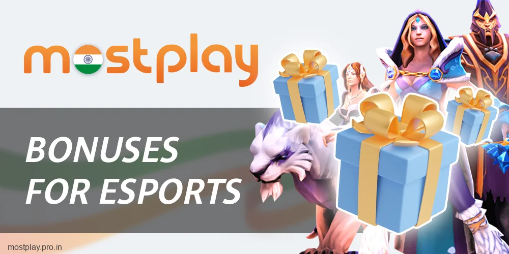 E-sports promotions for Indian Mostplay bettors