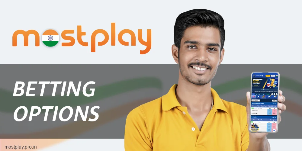 Variety of bets at Mostplay for Indians