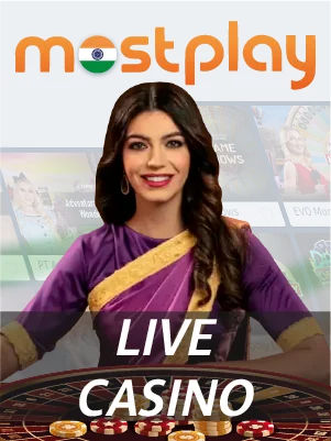 Play live casino for Indian players Mostplay