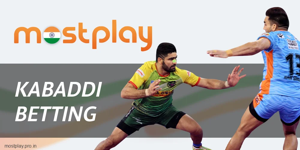 Kabaddi betting at Mostplay India