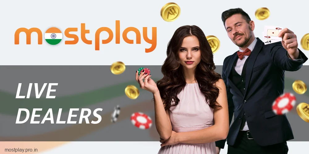 Play with live croupiers at Mostplay India