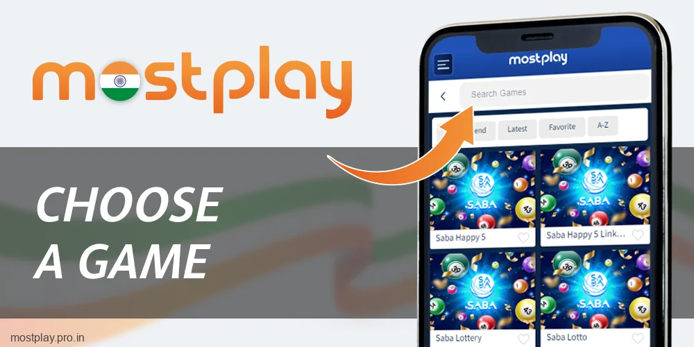 Find the desired game at Mostplay India