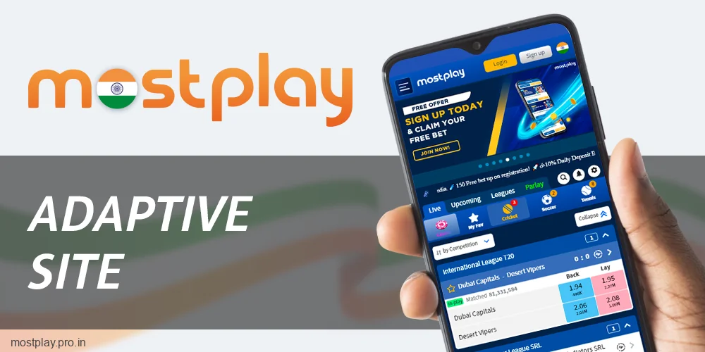 Browser version of Mostplay India