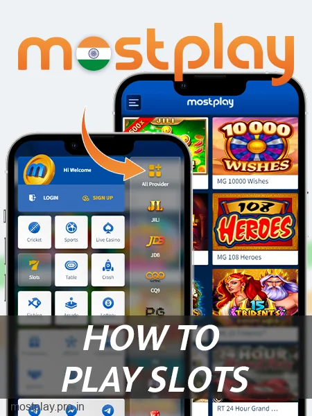 Slots guide at Mostplay India app