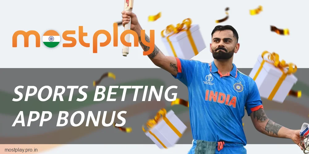 Sports offer at Mostplay India app