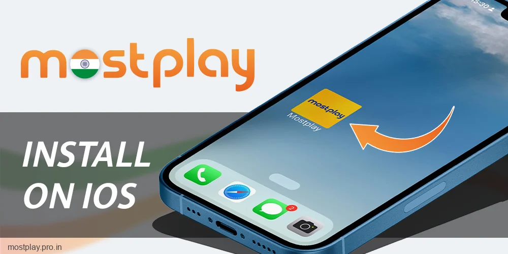 Install Mostplay India app on iOS