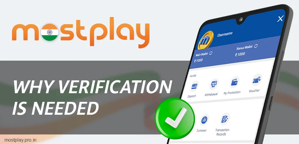 Profile verification for Mostplay India players