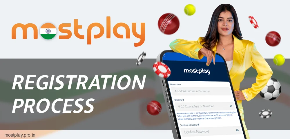 Registration at Mostplay for Indians