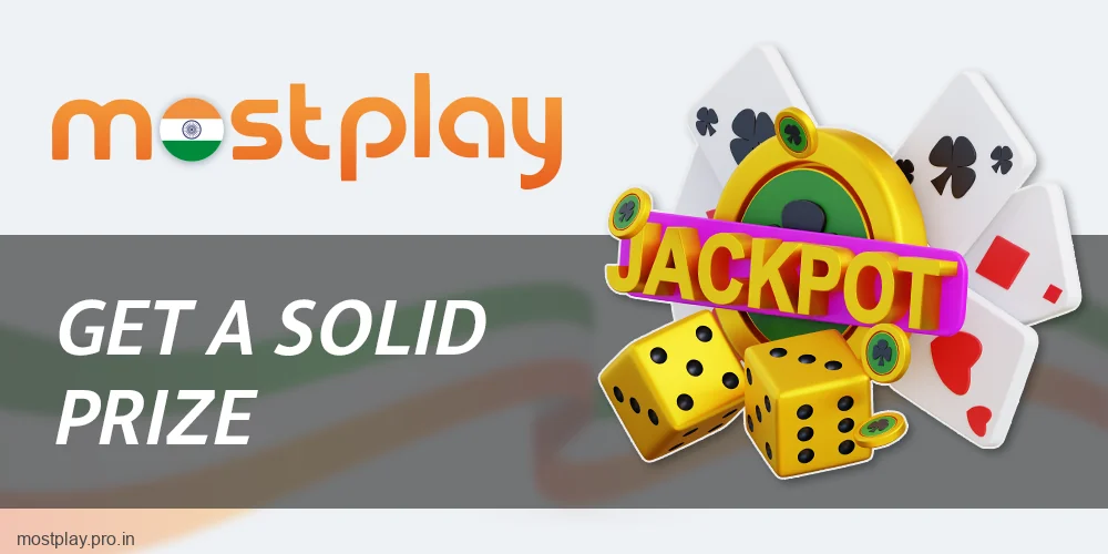 Get Jackpot prize at Mostplay India