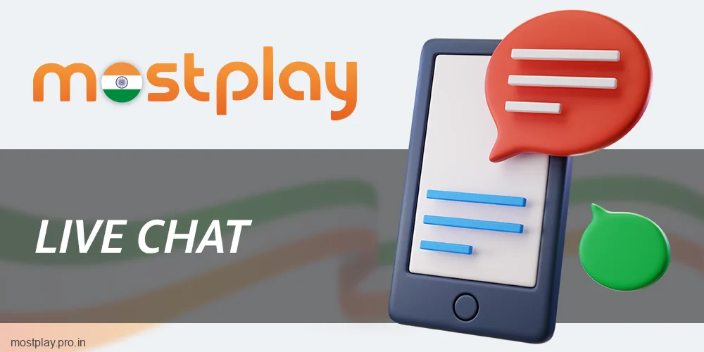 Online chat for Mostplay India players