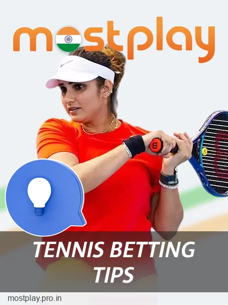 Tennis betting advice for Mostplay India players
