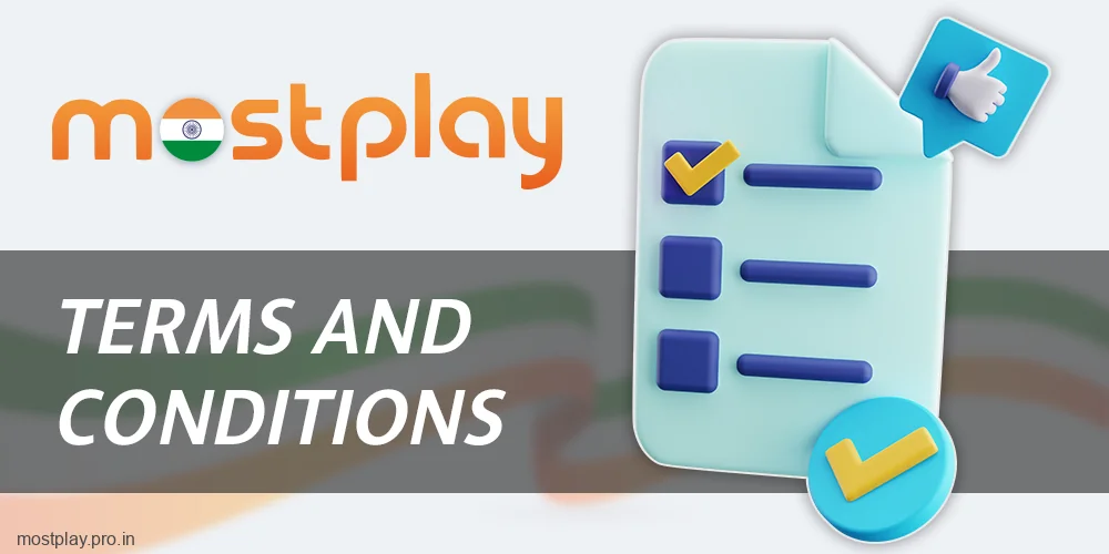 Terms and Conditions for Mostplay India players